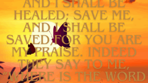 GOD’S MORNING GLORY! JEREMIAH 17: 14-15